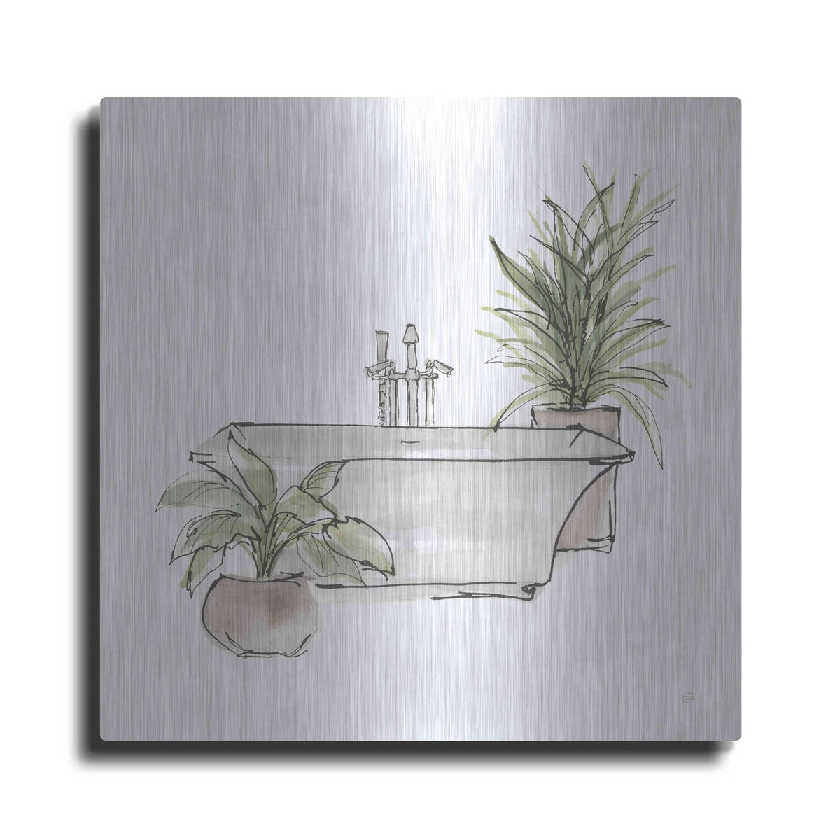 'Neutral Tub II' by Chris Paschke – Metal Wall Art