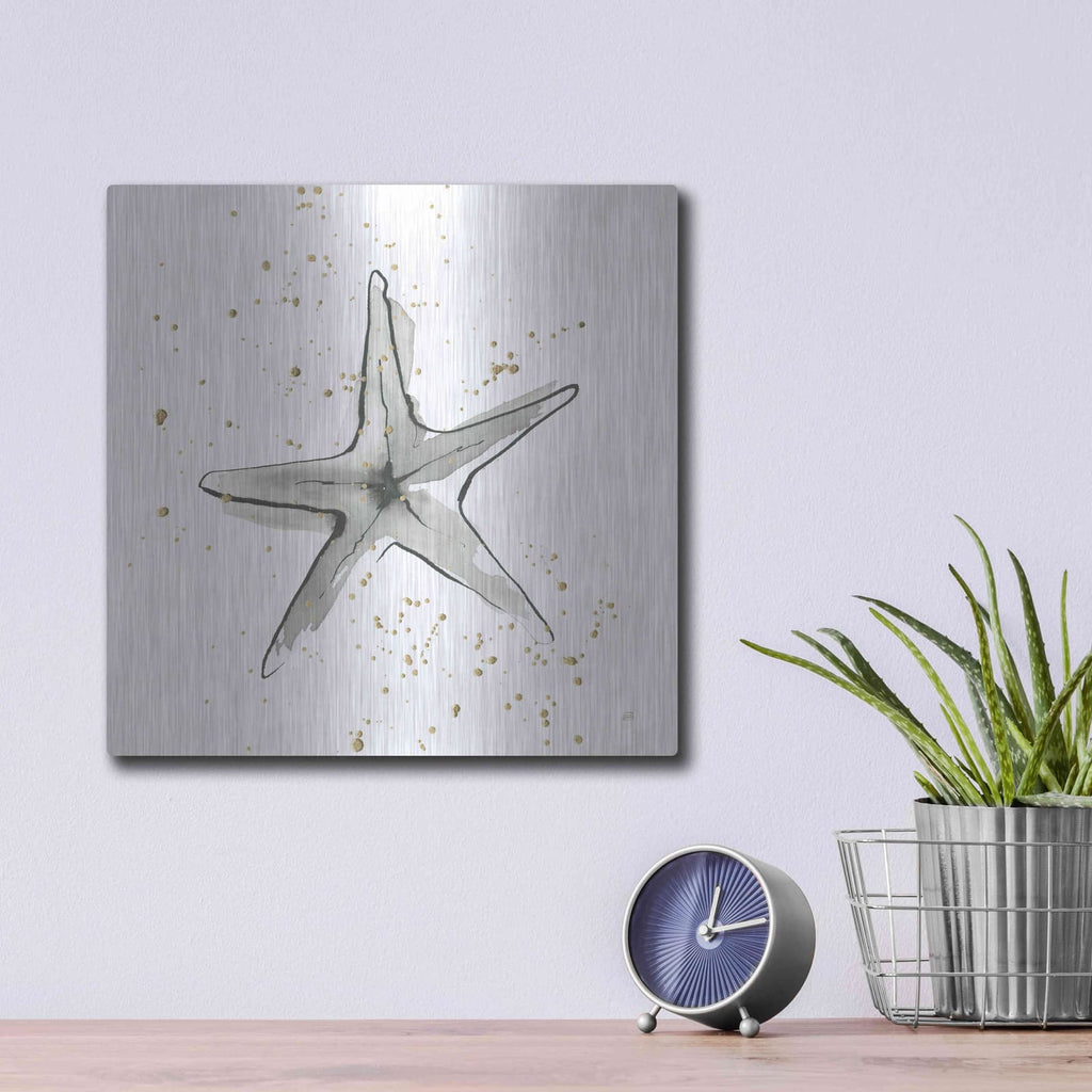 'Starfish II' by Chris Paschke – Metal Wall Art, 12x12 room view