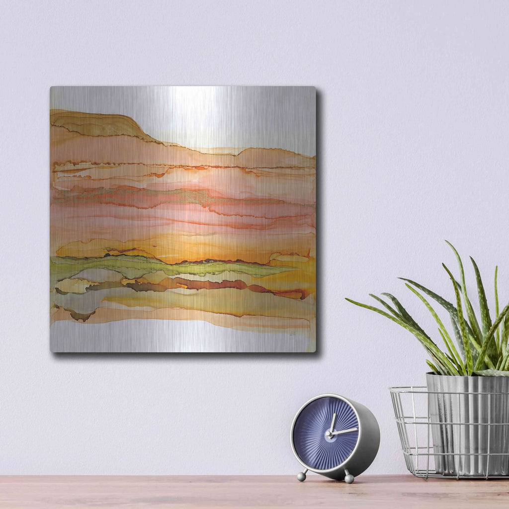 'Desertscape III' by Chris Paschke – Metal Wall Art, 12x12 room view