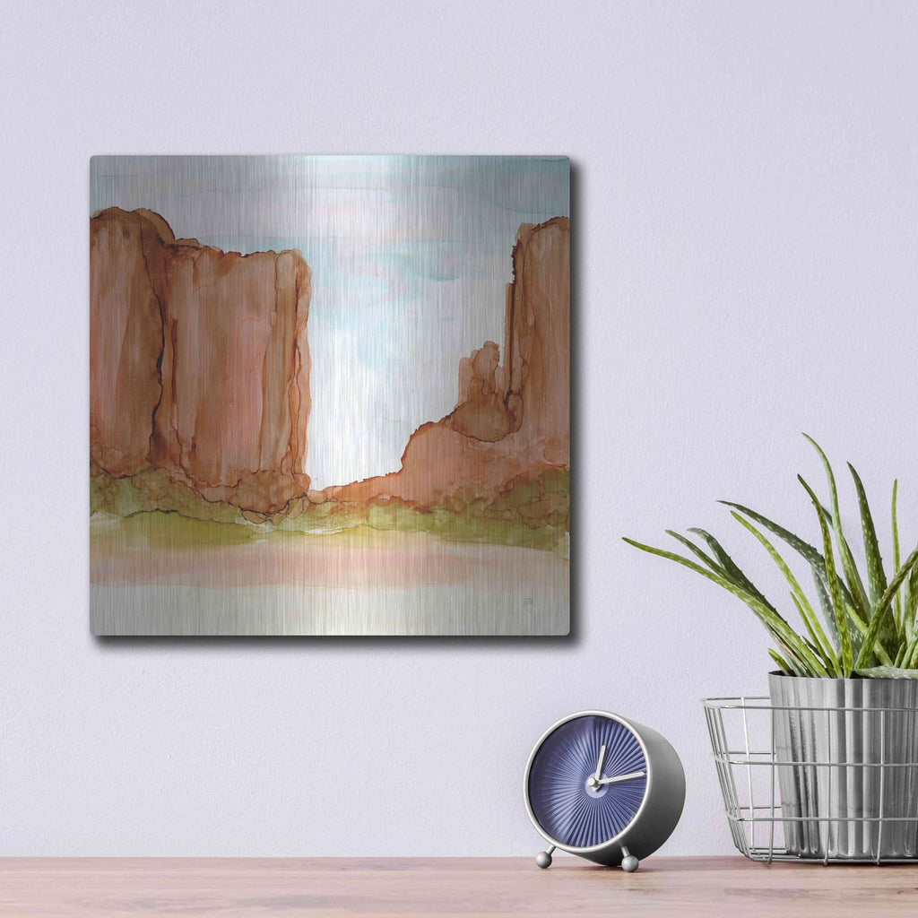 'Desertscape VI' by Chris Paschke – Metal Wall Art, 12x12 room view
