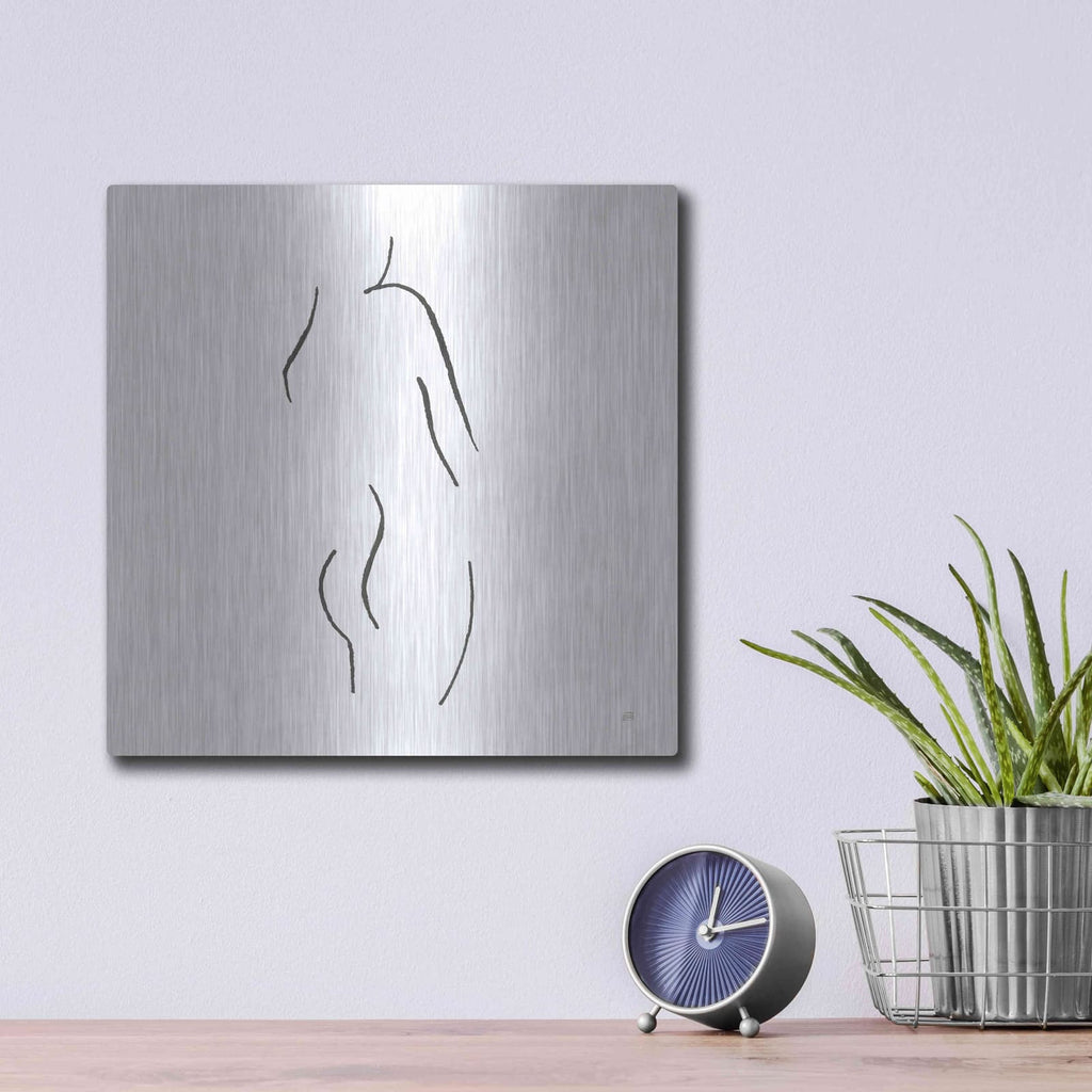 'Cheeky I' by Chris Paschke – Metal Wall Art, 12x12 room view