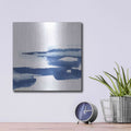 'Classic Blue VI' by Chris Paschke – Metal Wall Art, 12x12 room view