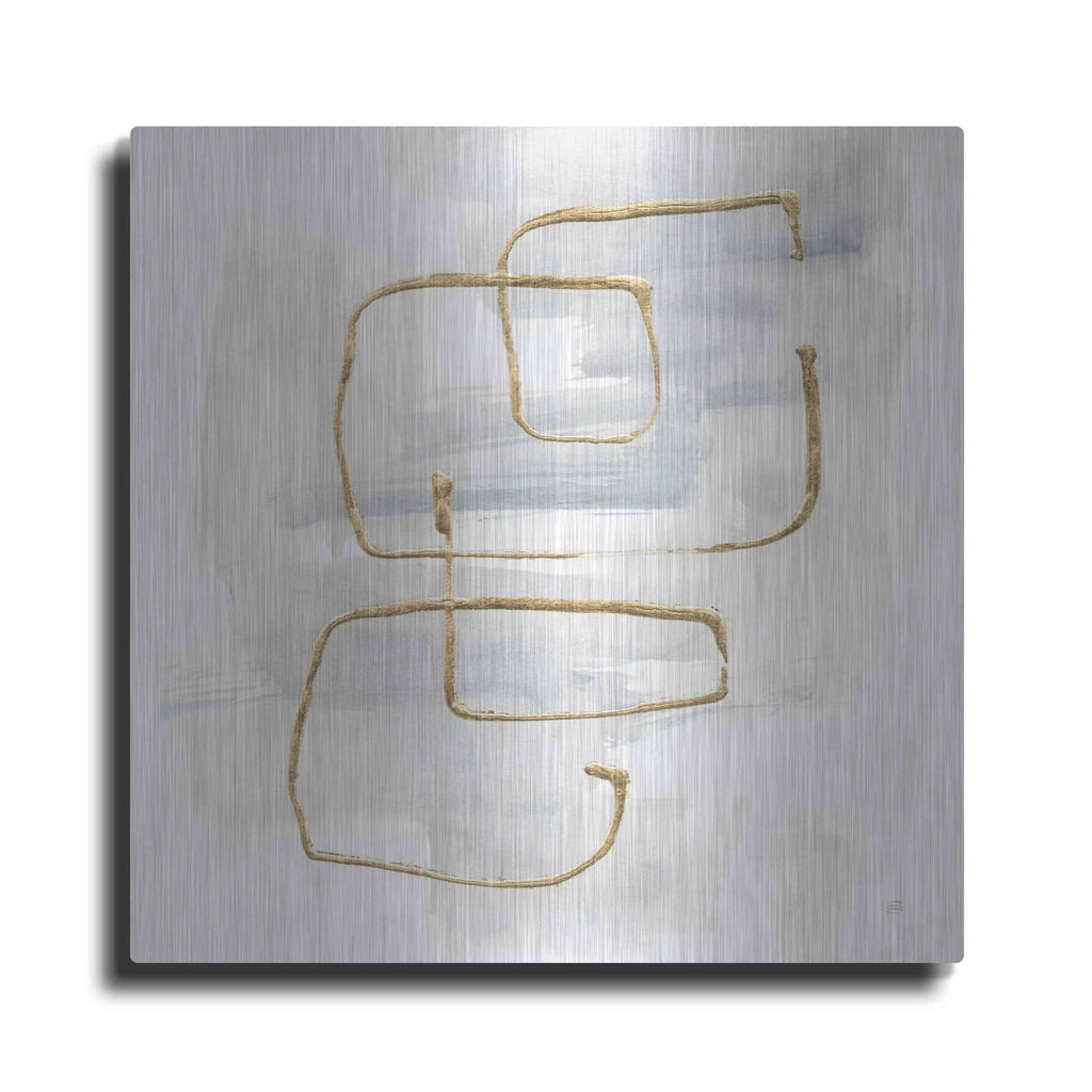'Cool Gray Gold II' by Chris Paschke – Metal Wall Art