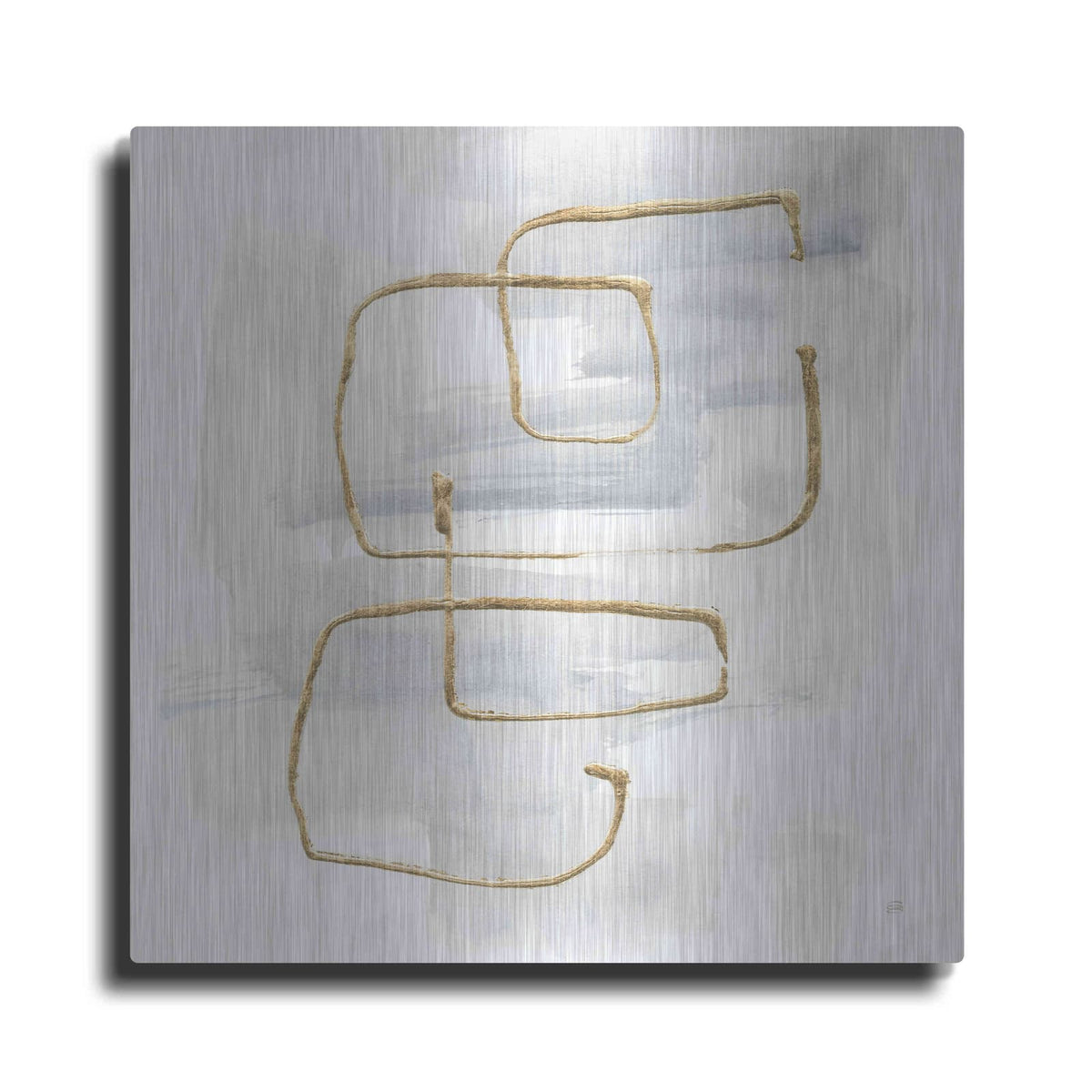 'Cool Gray Gold II' by Chris Paschke – Metal Wall Art