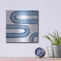 'Gilded Rainbow V' by Chris Paschke – Metal Wall Art, 12x12 room view