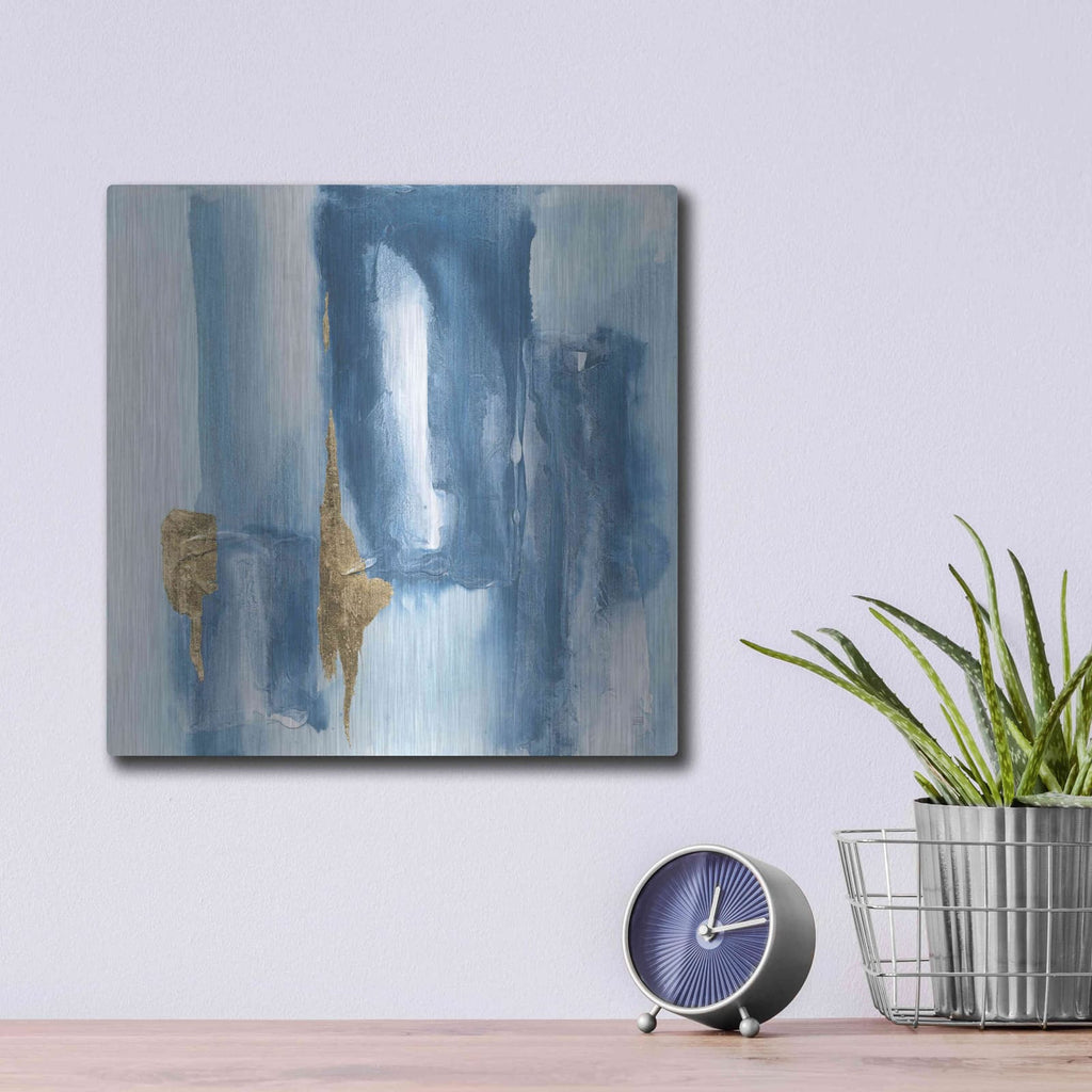 'Glacier VII' by Chris Paschke – Metal Wall Art, 12x12 room view