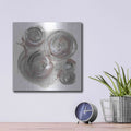 'In the Circle I' by Chris Paschke – Metal Wall Art, 12x12 room view