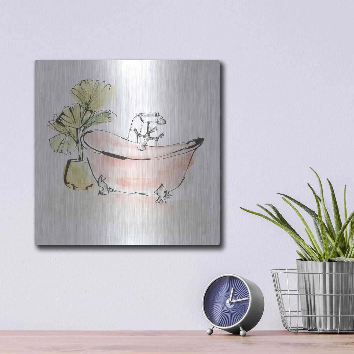 'Tub VI' by Chris Paschke – Metal Wall Art, 12x12 room view