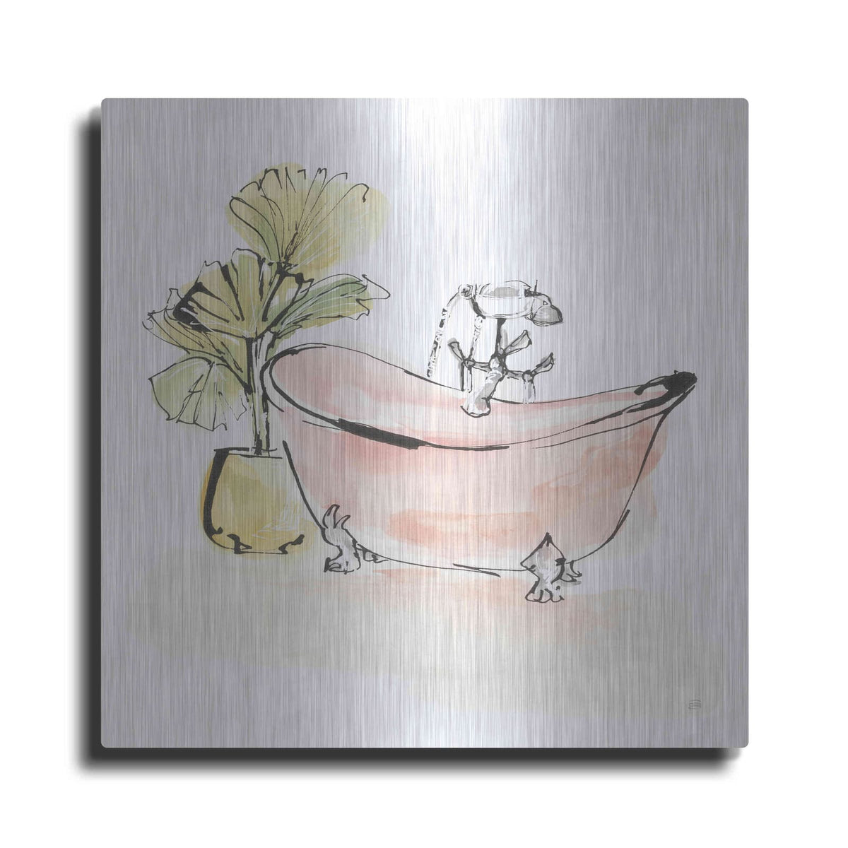 'Tub VI' by Chris Paschke – Metal Wall Art
