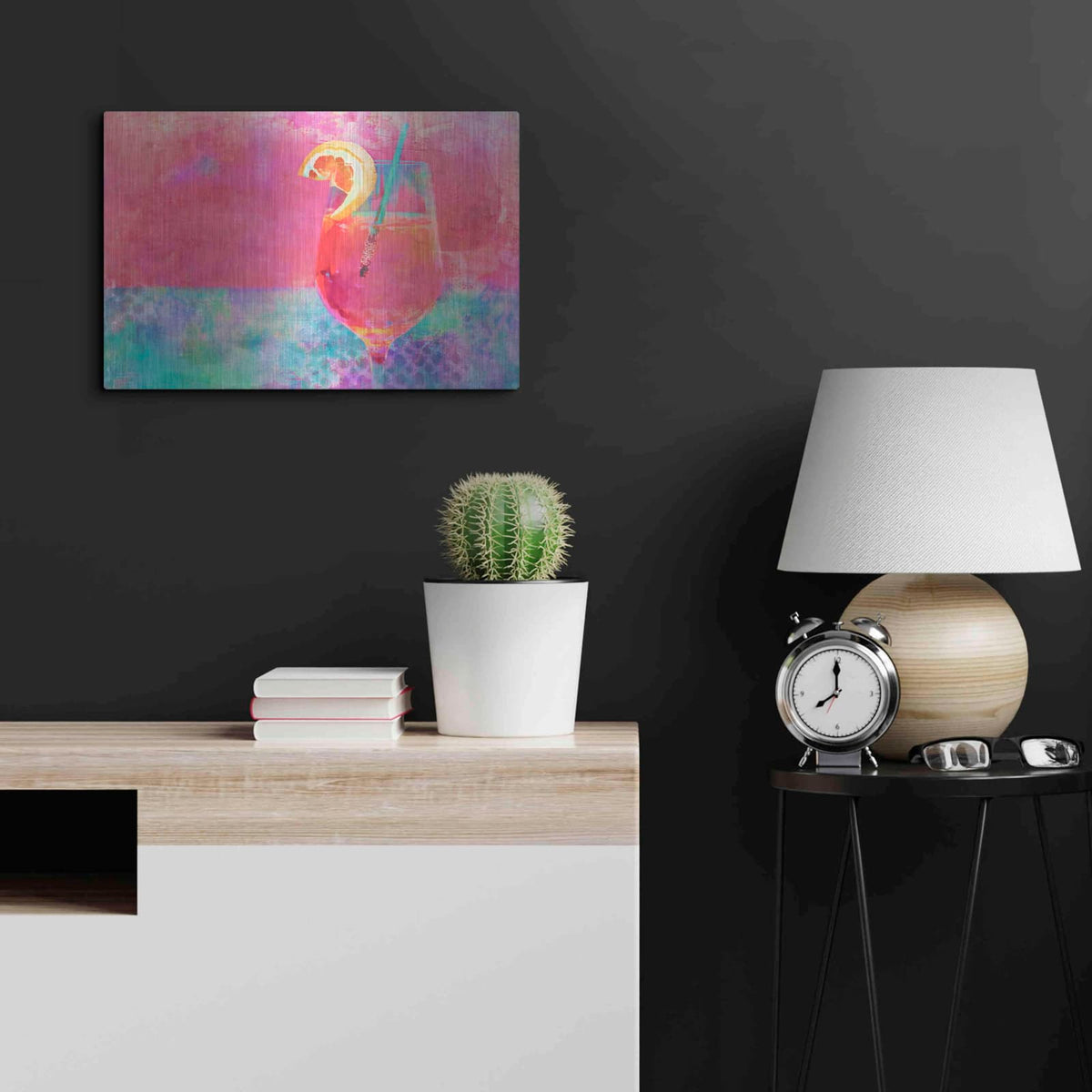 'Cheers' by Andrea Haase – Metal Wall Art, 24x16 room view