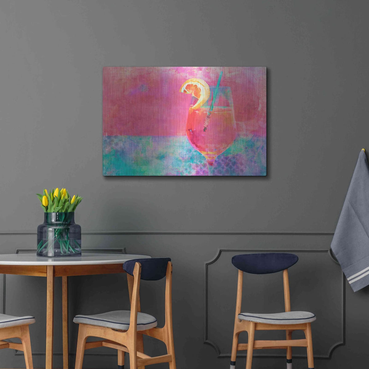 'Cheers' by Andrea Haase – Metal Wall Art, 36x24 room view