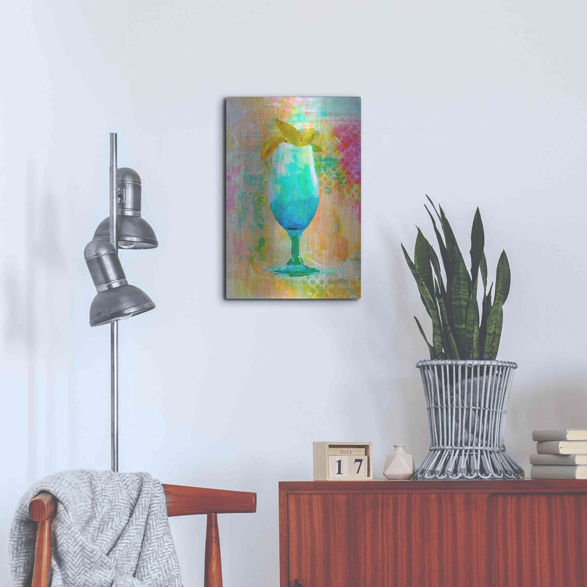 'Cocktail Night' by Andrea Haase – Metal Wall Art, 16x24 room view
