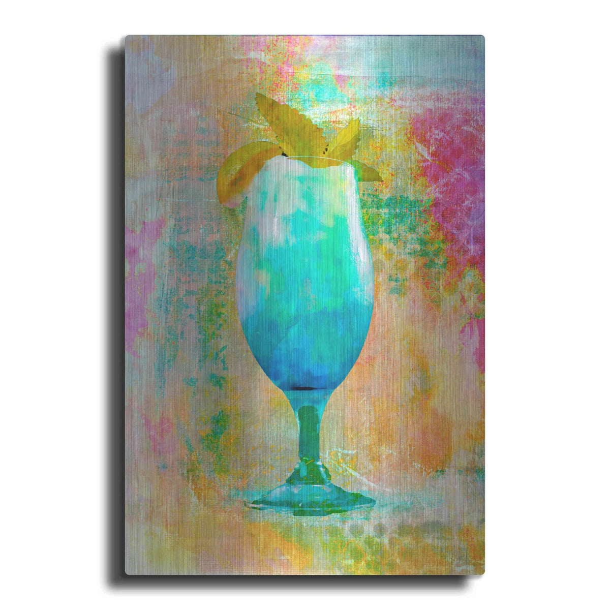 'Cocktail Night' by Andrea Haase – Metal Wall Art