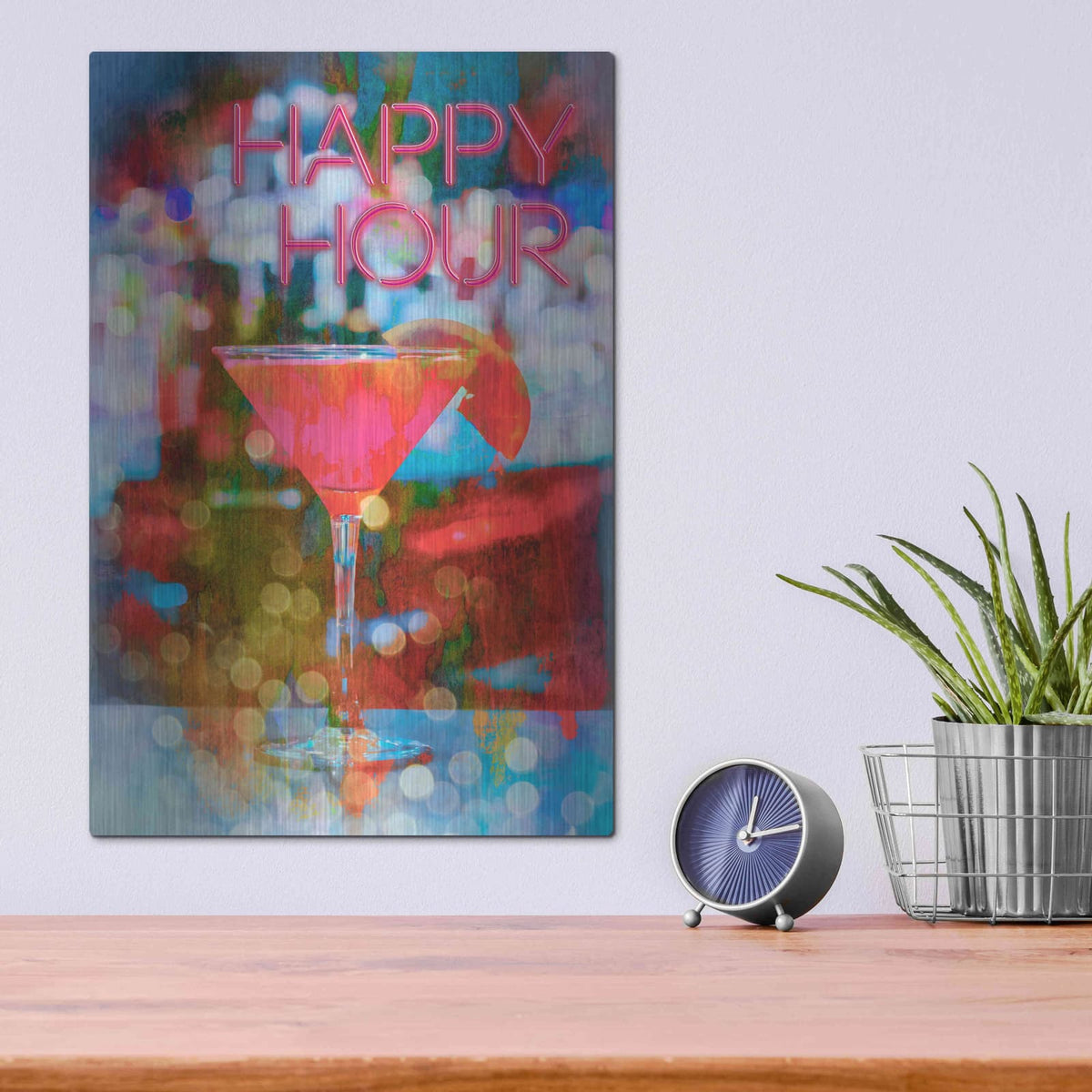 'Happy Hour' by Andrea Haase – Metal Wall Art, 12x16 room view