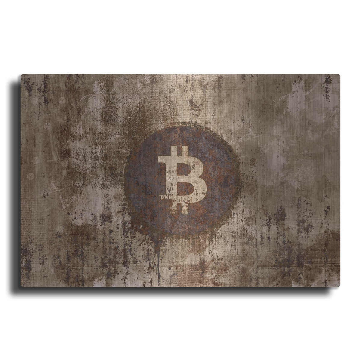 'Crypto Corrosion' by Andrea Haase – Metal Wall Art