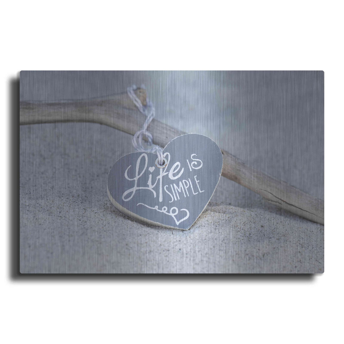 'Life Is Simple Still' by Andrea Haase – Metal Wall Art