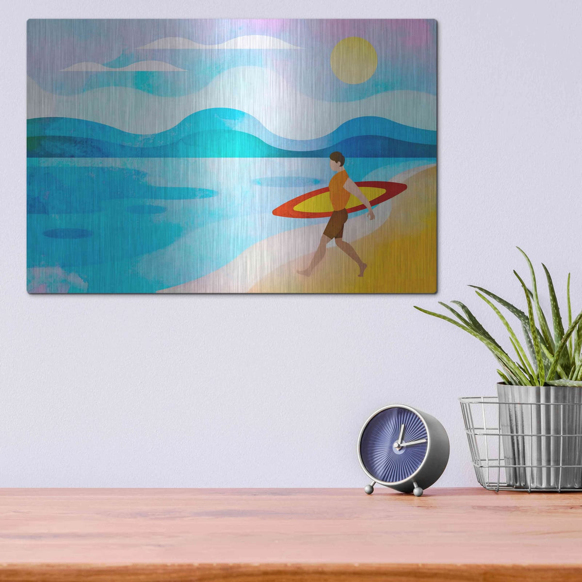 'Surfers Paradise' by Andrea Haase – Metal Wall Art, 16x12 room view
