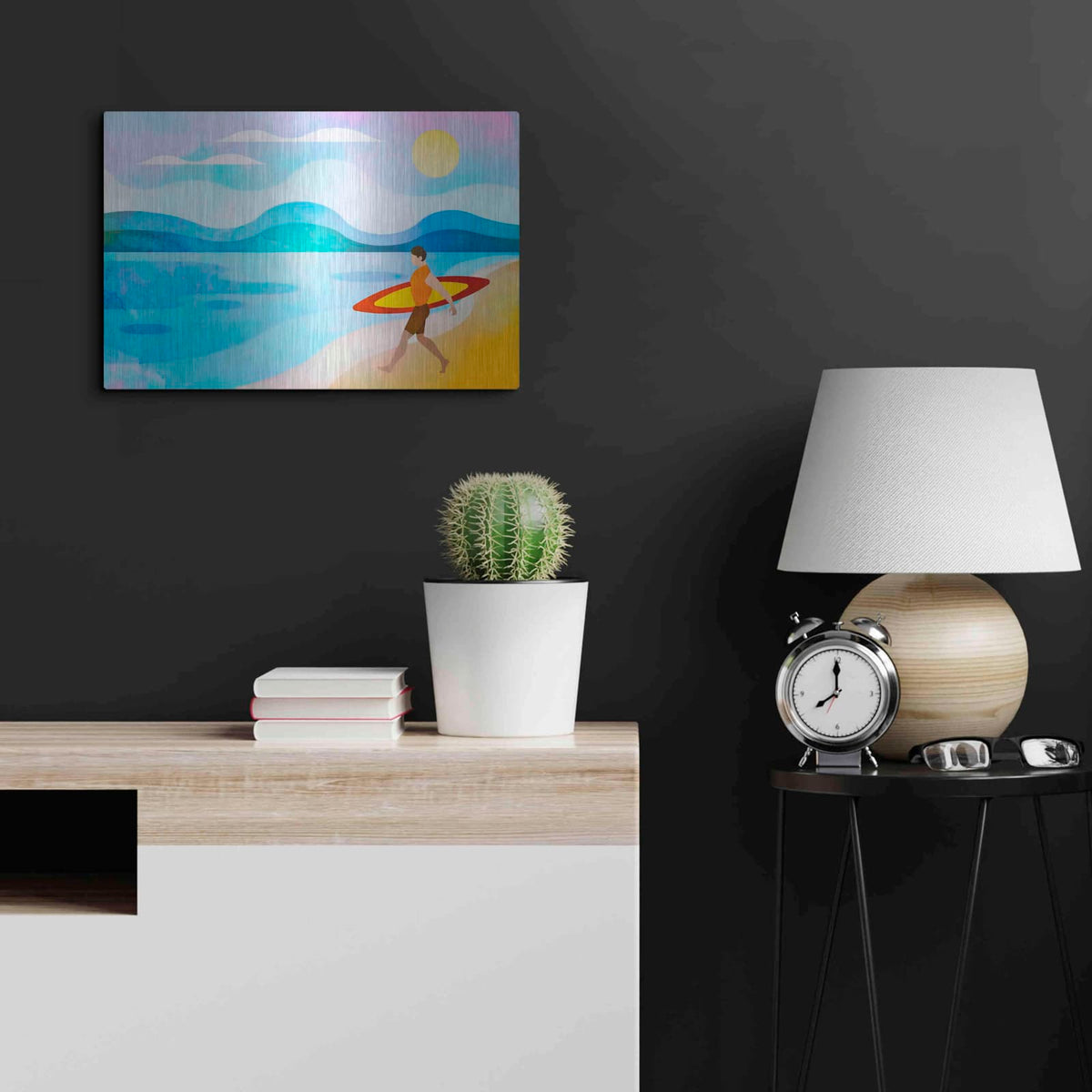 'Surfers Paradise' by Andrea Haase – Metal Wall Art, 24x16 room view