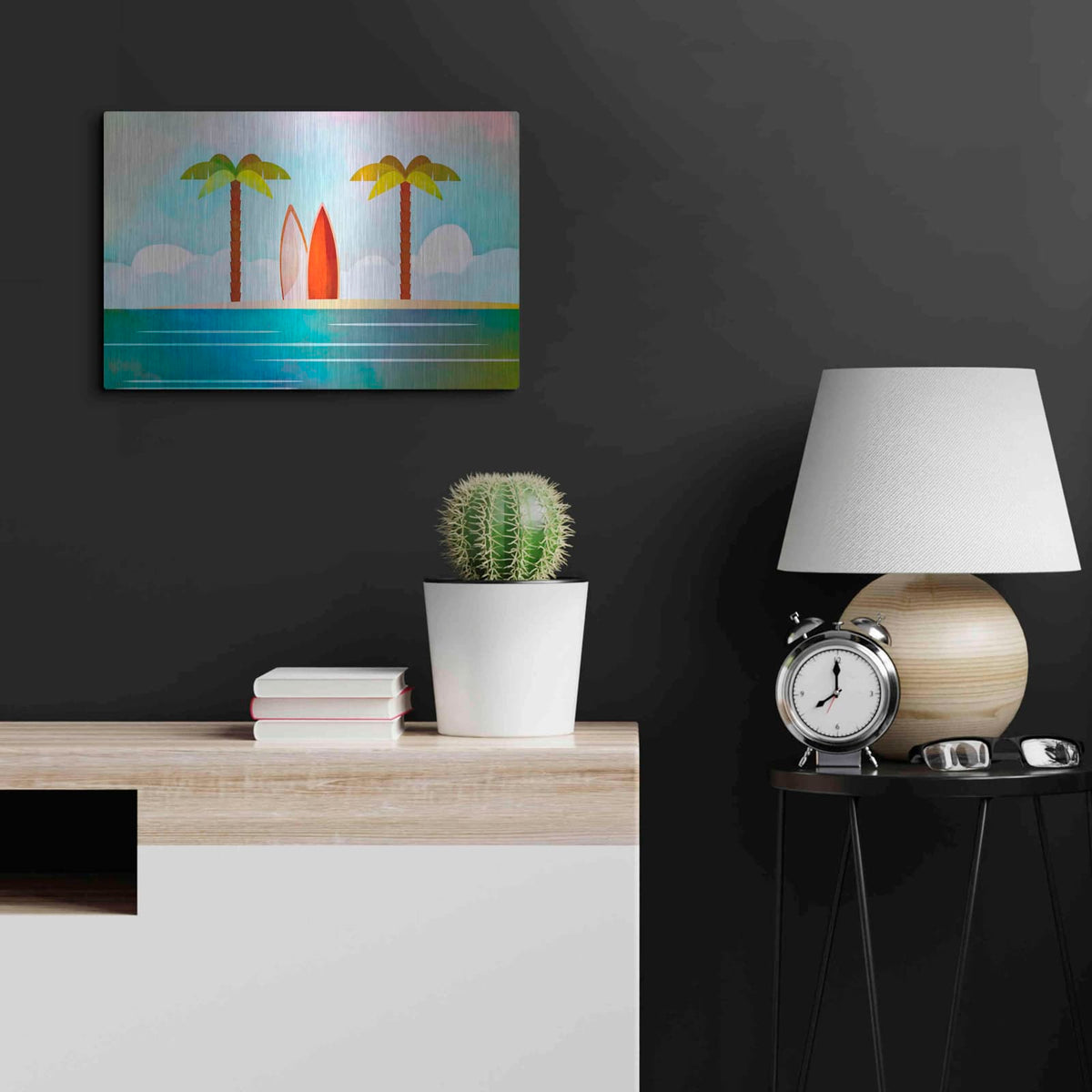 'Tropical Island' by Andrea Haase – Metal Wall Art, 24x16 room view