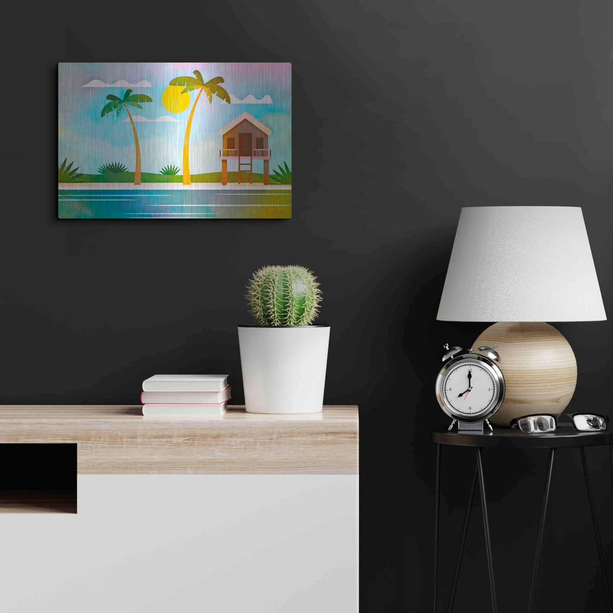 'Exotic Hideaway' by Andrea Haase – Metal Wall Art, 24x16 room view