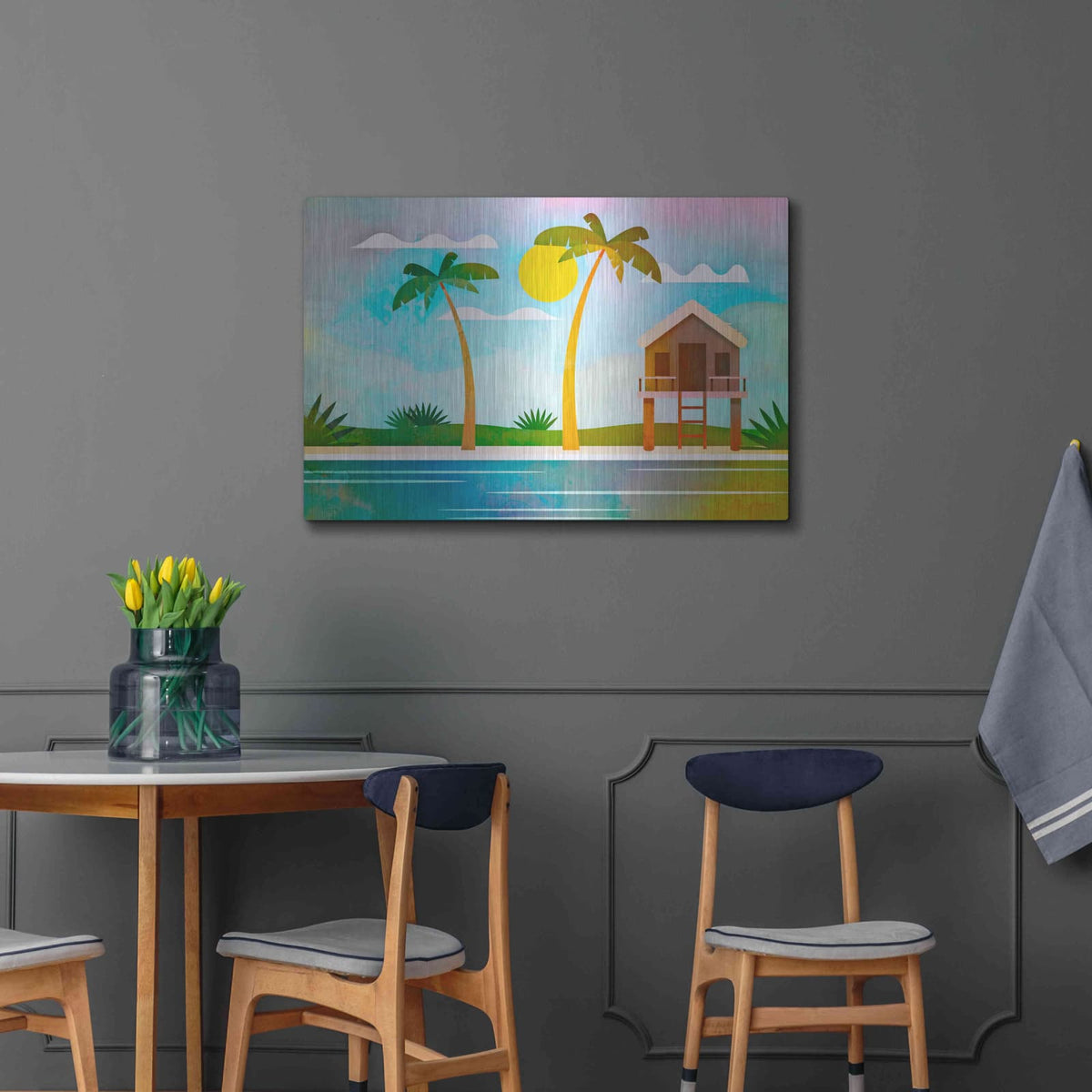 'Exotic Hideaway' by Andrea Haase – Metal Wall Art, 36x24 room view