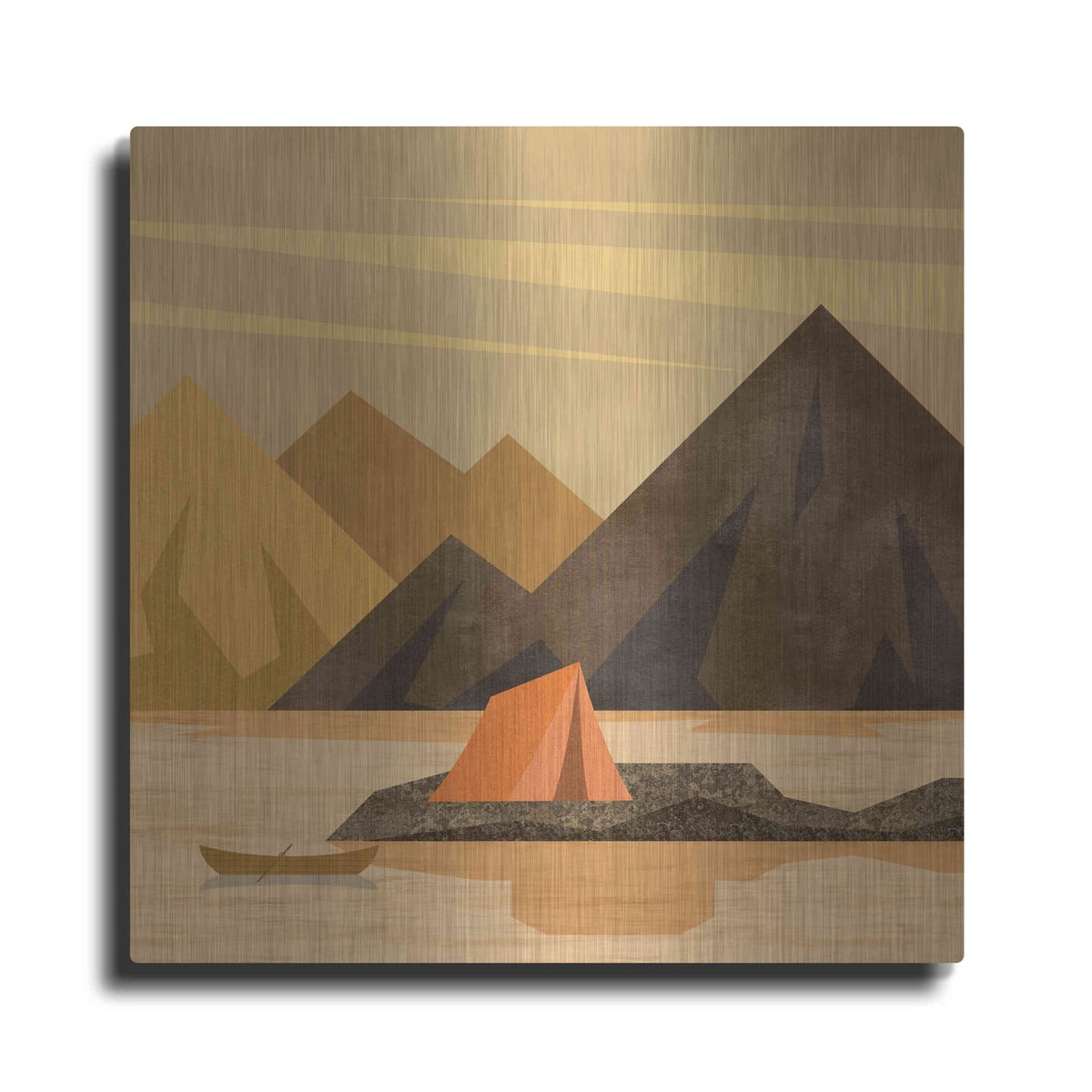 'Camping Adventure' by Andrea Haase – Metal Wall Art