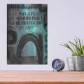 'Not Afraid Of Storms' by Andrea Haase – Metal Wall Art, 12x16 room view