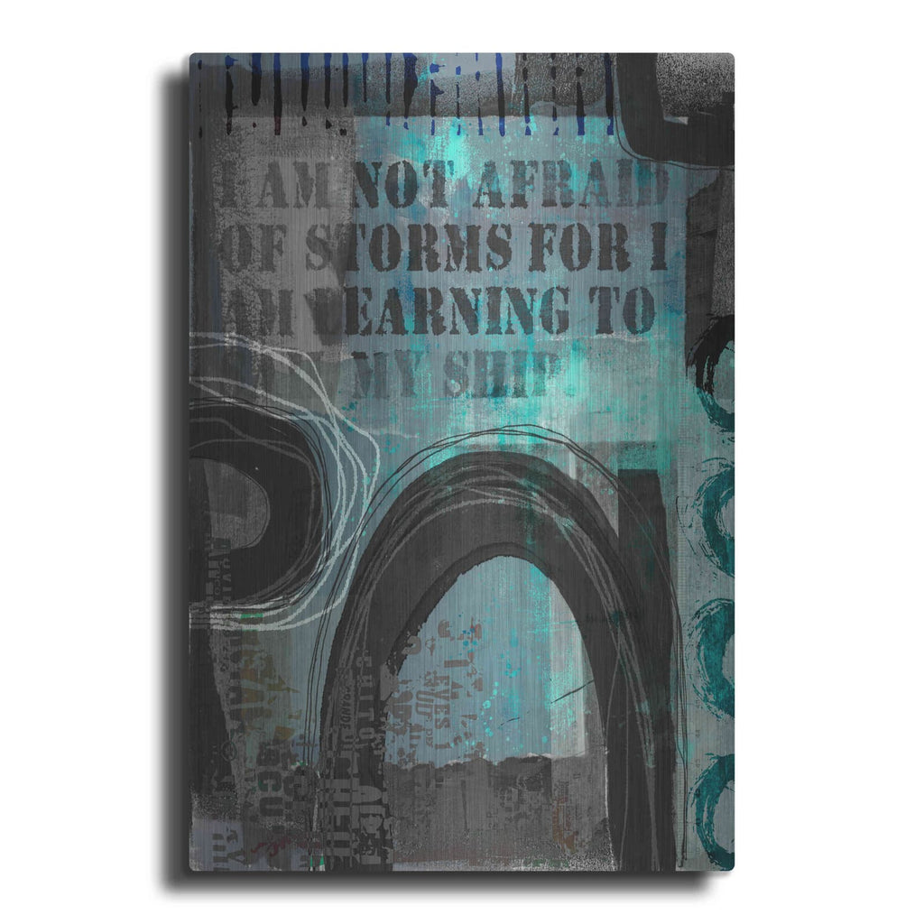 'Not Afraid Of Storms' by Andrea Haase – Metal Wall Art