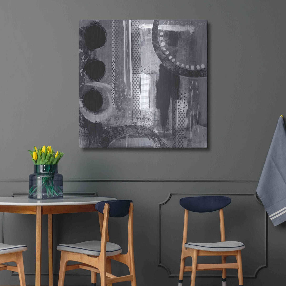 'Friday Night Dance Floor' by Andrea Haase – Metal Wall Art, 36x36 room view