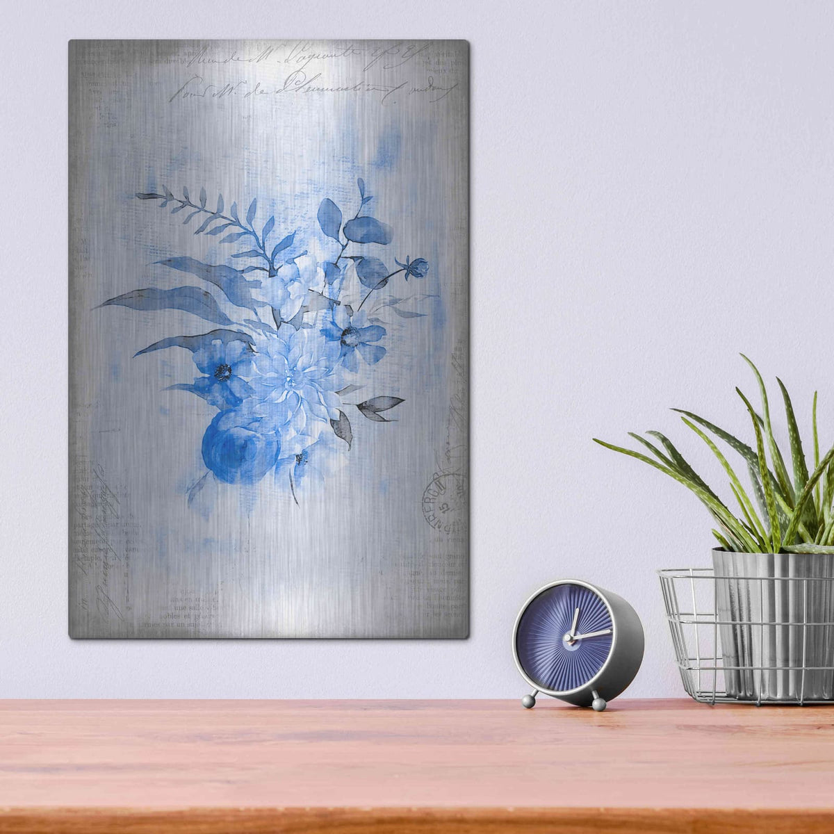 'Blue Summer' by Andrea Haase – Metal Wall Art, 12x16 room view