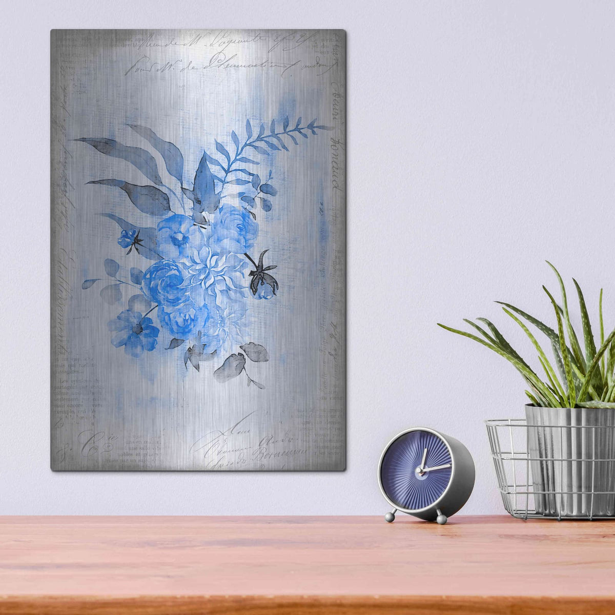 'Blue Spring' by Andrea Haase – Metal Wall Art, 12x16 room view