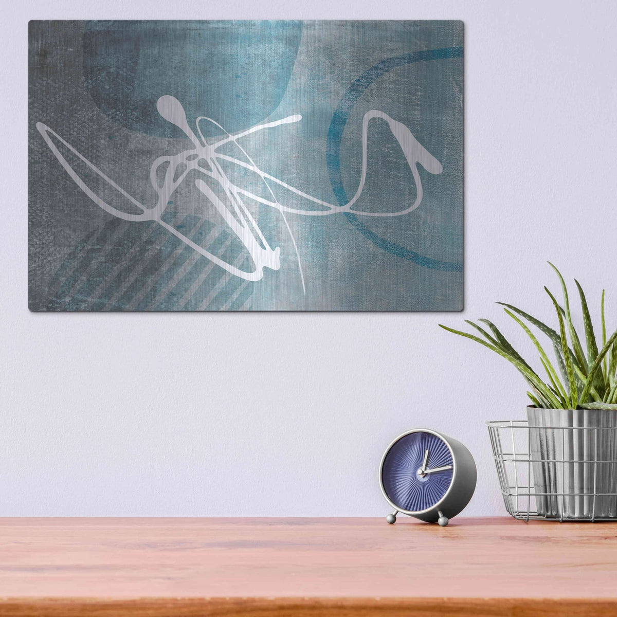 'Inspiring Meeting' by Andrea Haase – Metal Wall Art, 16x12 room view