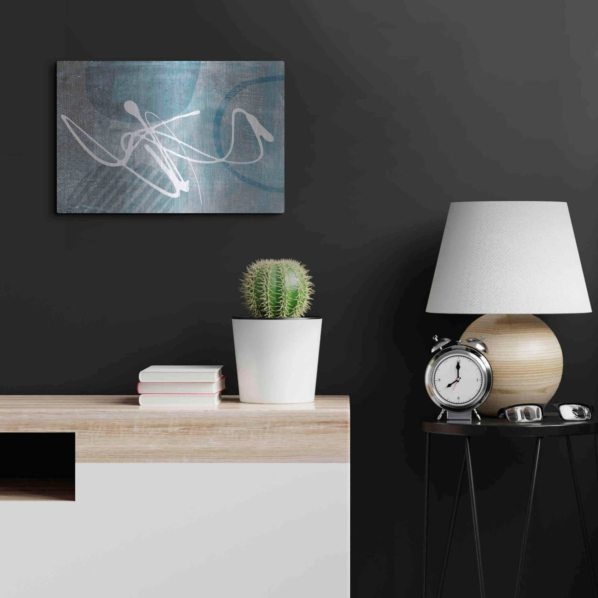 'Inspiring Meeting' by Andrea Haase – Metal Wall Art, 24x16 room view