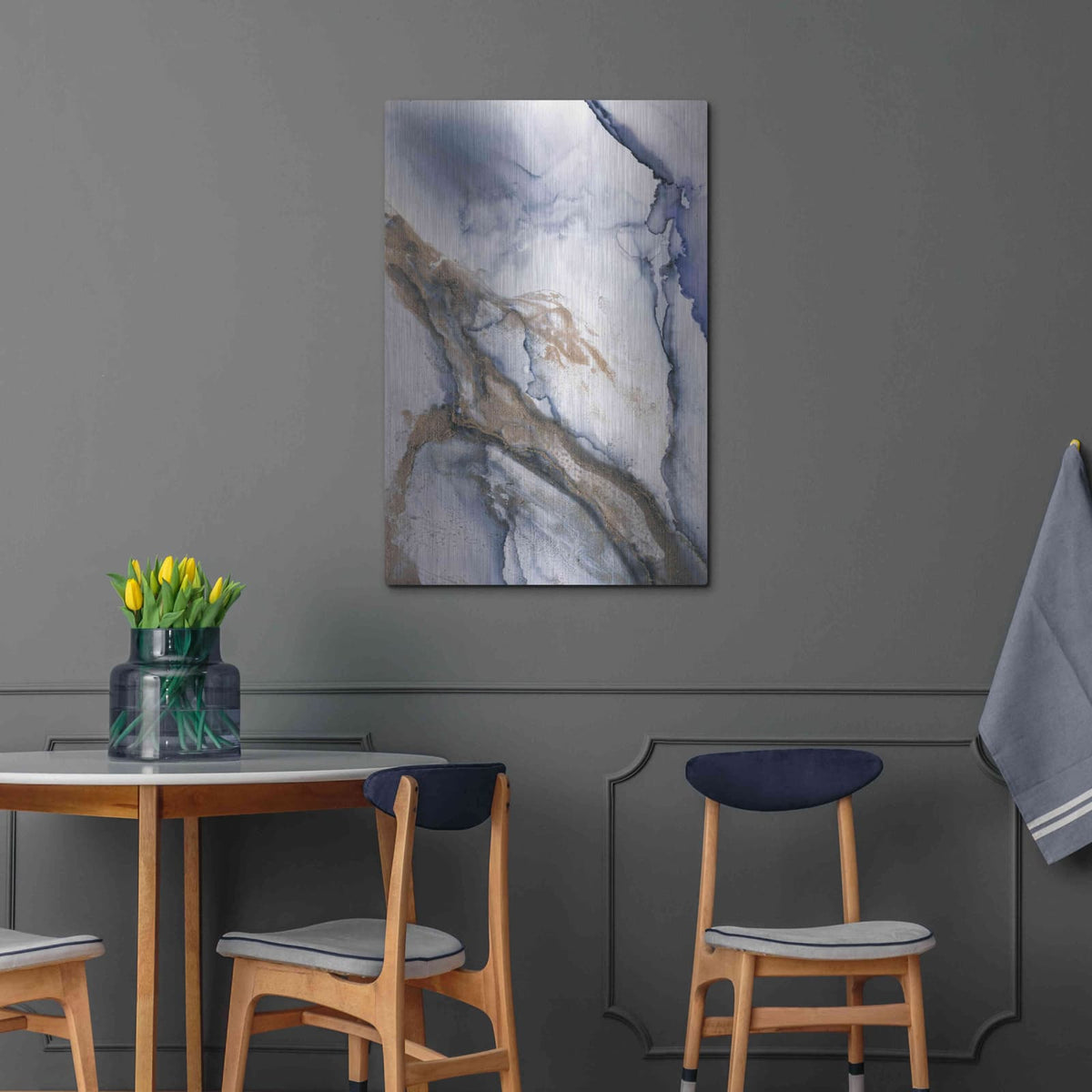 'Alcohol Ink Fantasy III' by Andrea Haase – Metal Wall Art, 24x36 room view