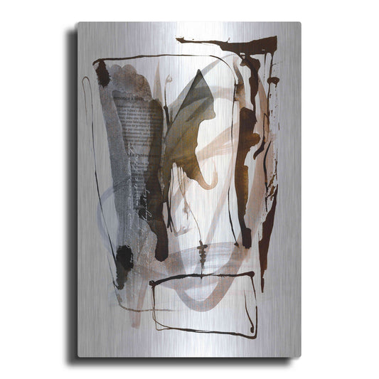 Luxe Metal Art 'Story Of Faith Brown' by Andrea Haase Metal Wall Art
