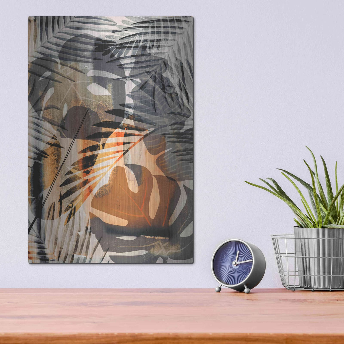 'Exotic Night Orange' by Andrea Haase – Metal Wall Art, 12x16 room view