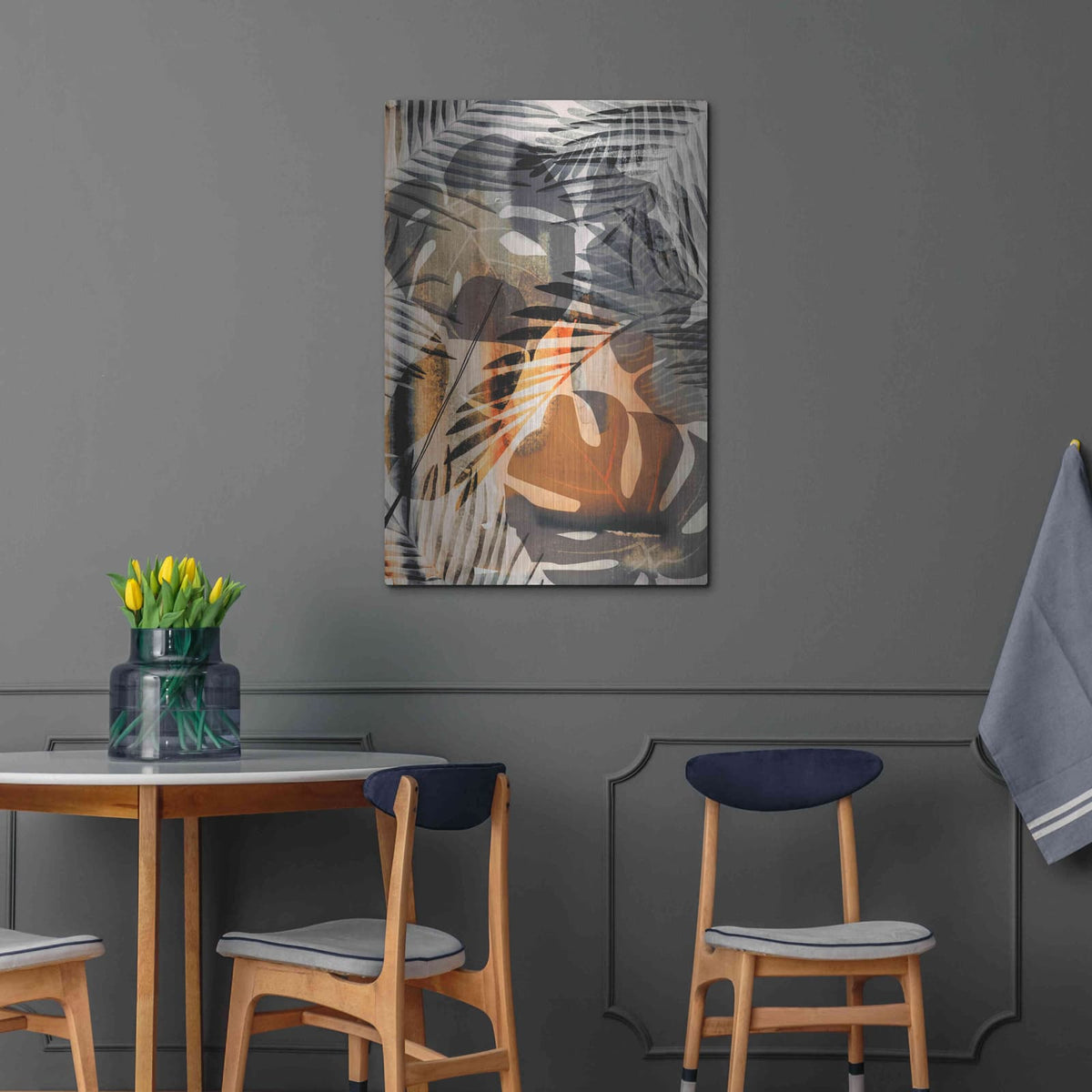 'Exotic Night Orange' by Andrea Haase – Metal Wall Art, 24x36 room view