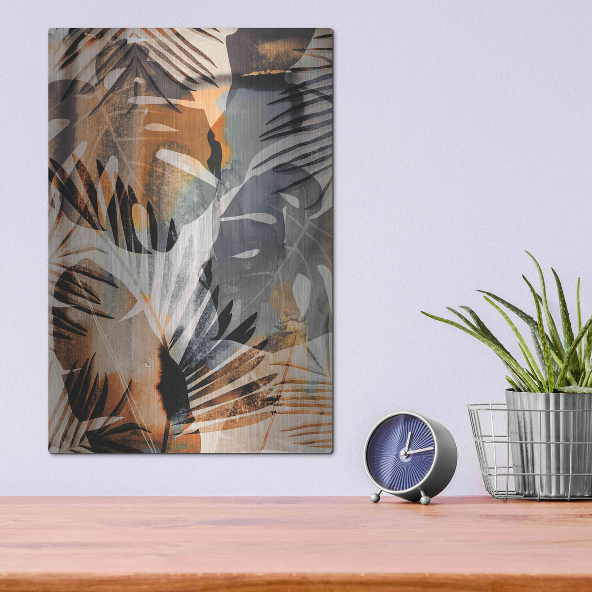 'Exotic Journey Orange' by Andrea Haase – Metal Wall Art, 12x16 room view
