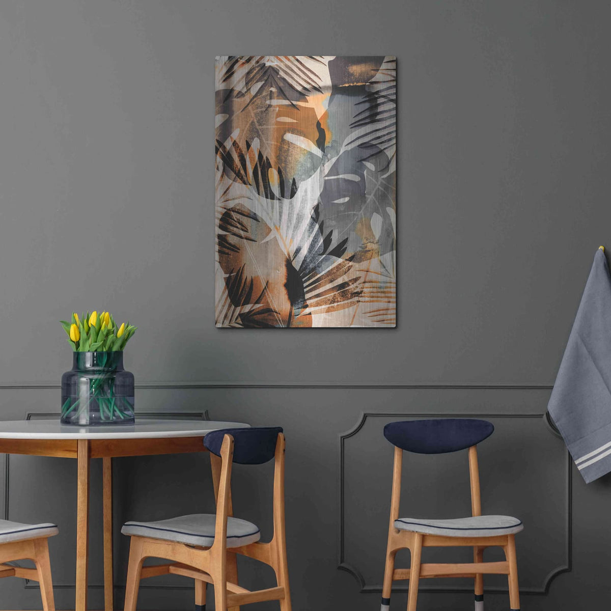'Exotic Journey Orange' by Andrea Haase – Metal Wall Art, 24x36 room view