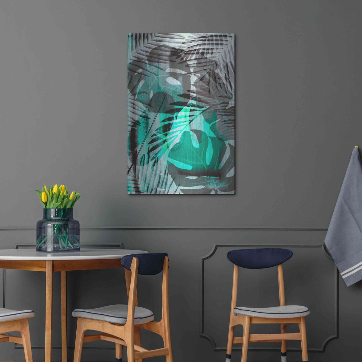 'Exotic Night Green' by Andrea Haase – Metal Wall Art, 24x36 room view
