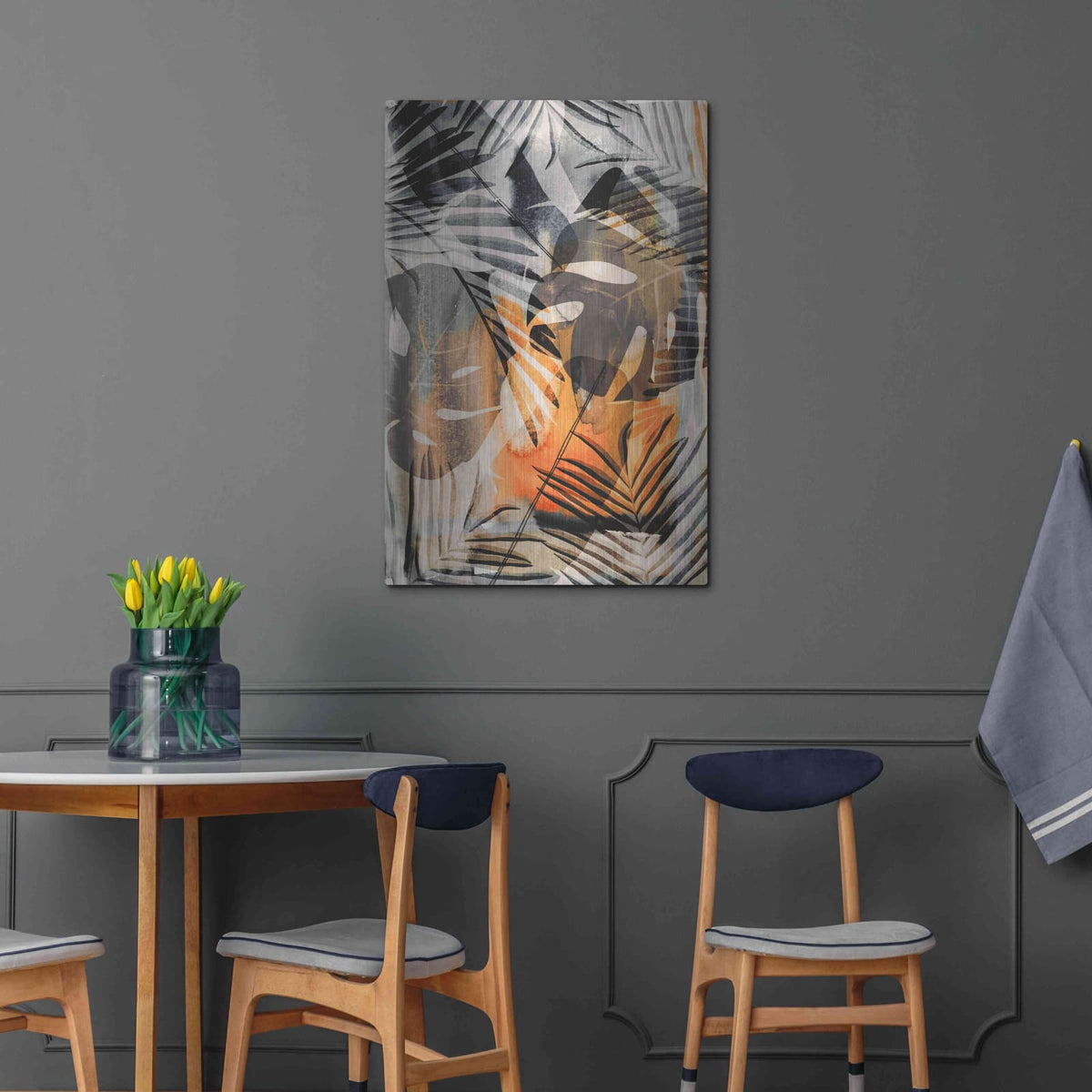 'Exotic Adventure Orange' by Andrea Haase – Metal Wall Art, 24x36 room view