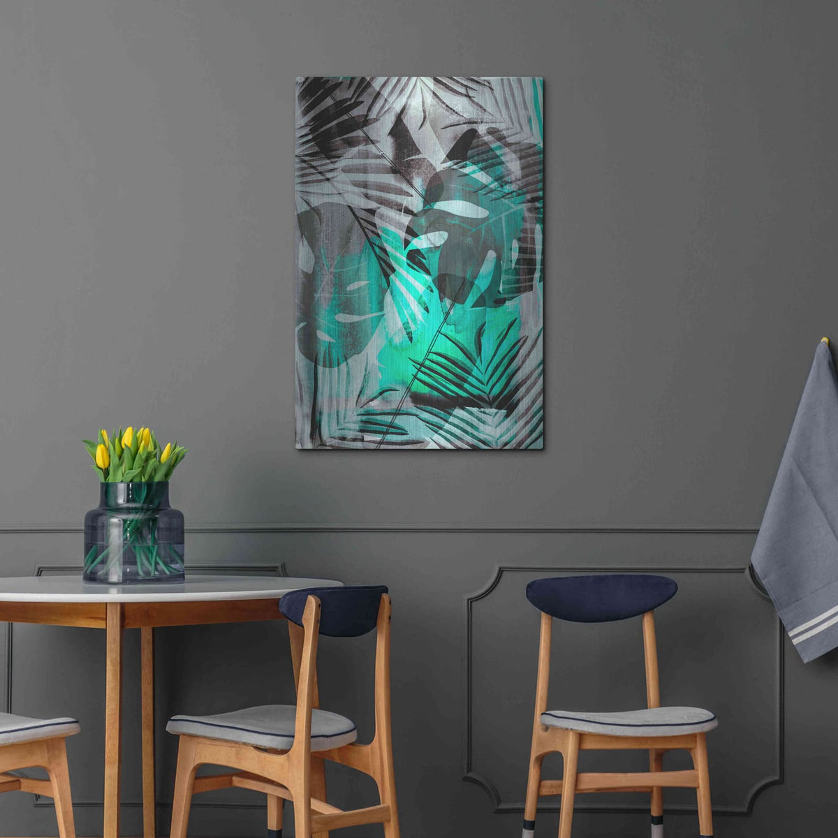 'Exotic Adventure Green' by Andrea Haase – Metal Wall Art, 24x36 room view