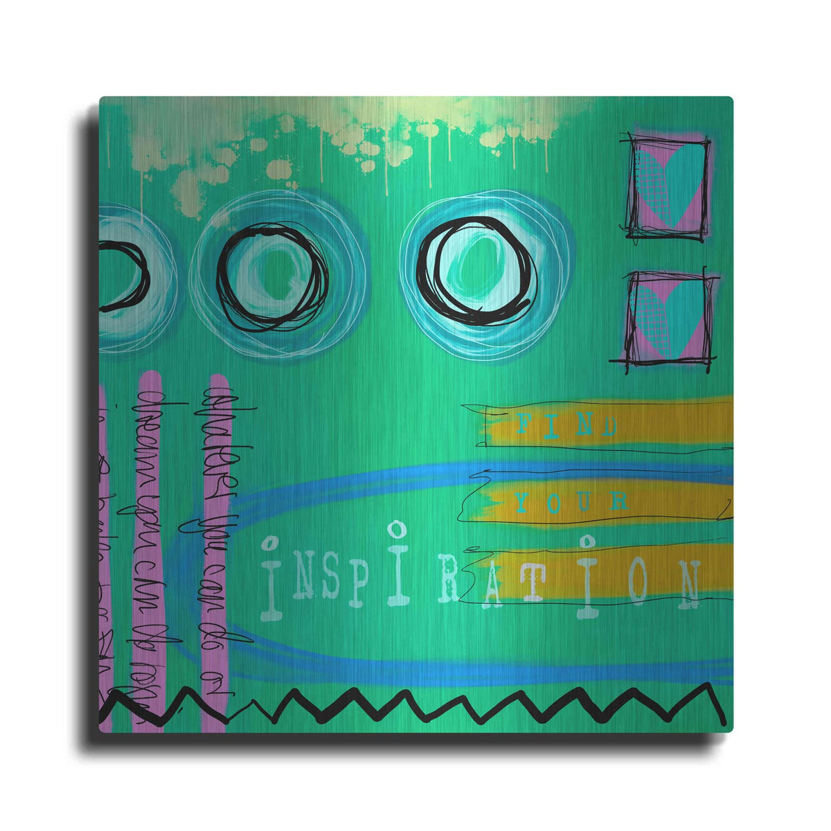 'Abstract Inspiration' by Andrea Haase – Metal Wall Art