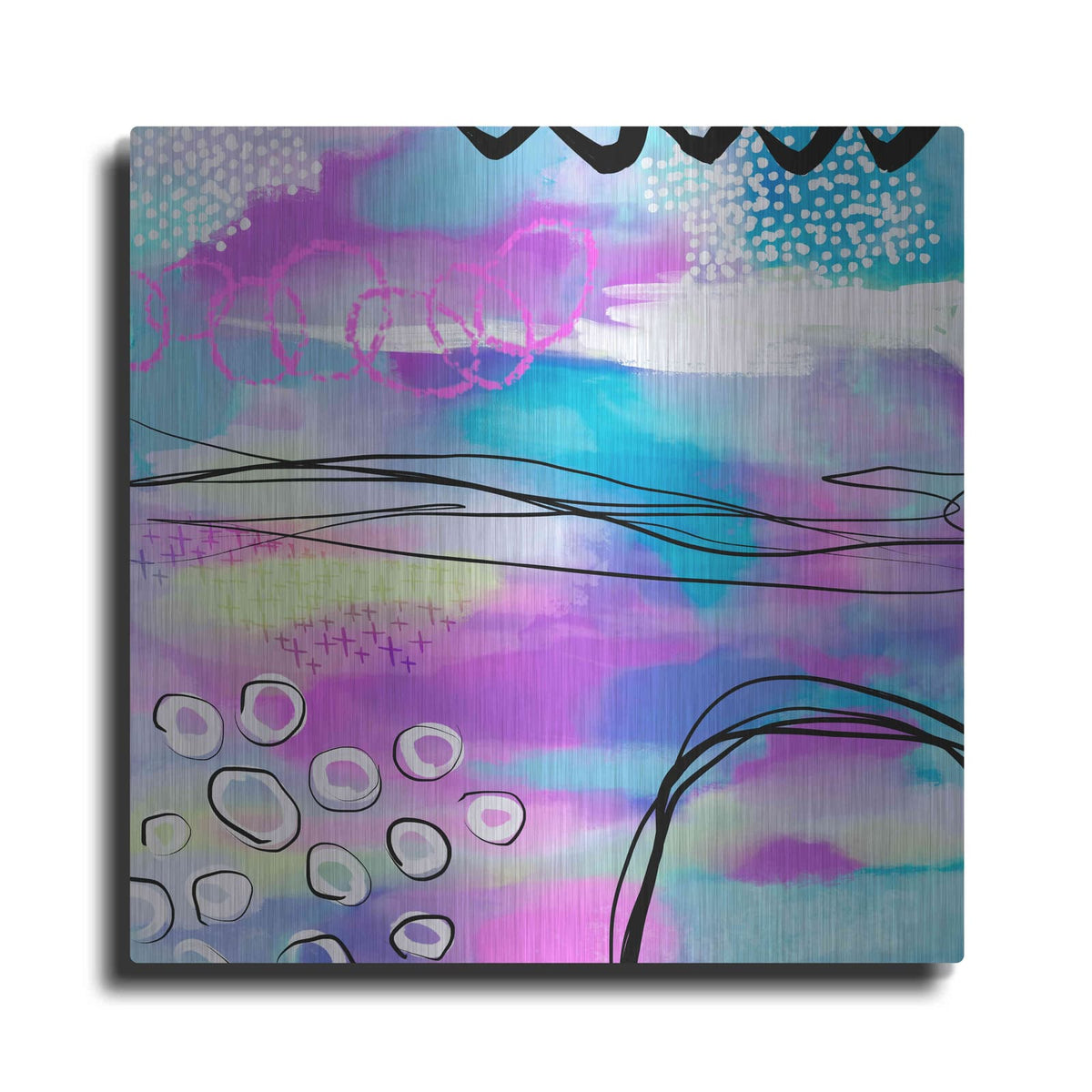 'Abstract Summer Dream' by Andrea Haase – Metal Wall Art