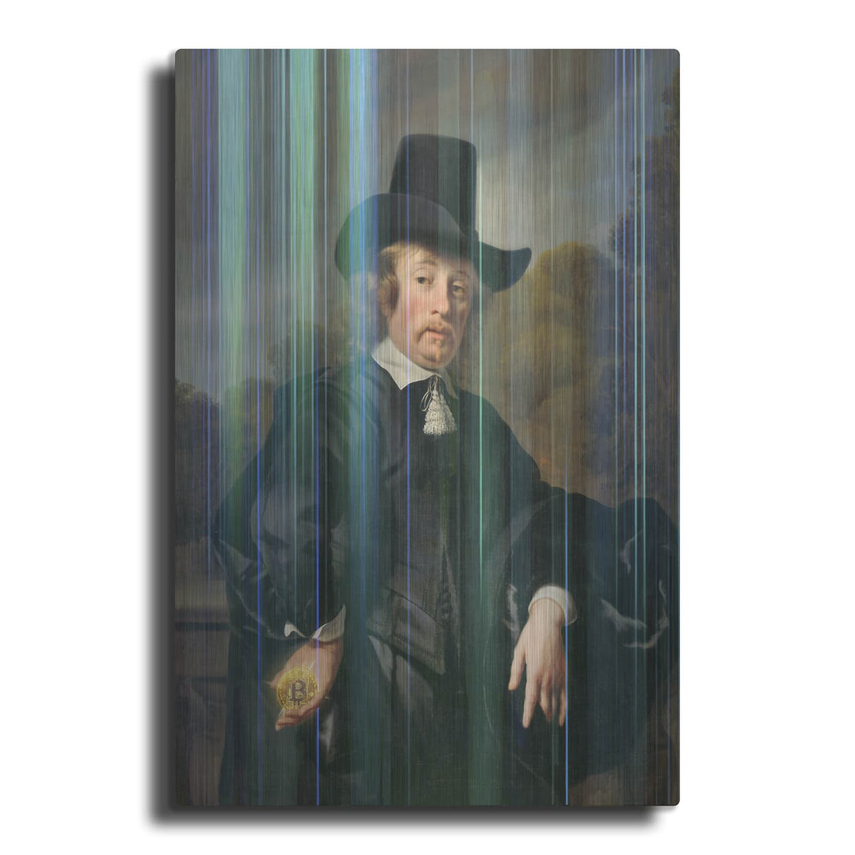 'History Meets Future III' by Andrea Haase – Metal Wall Art