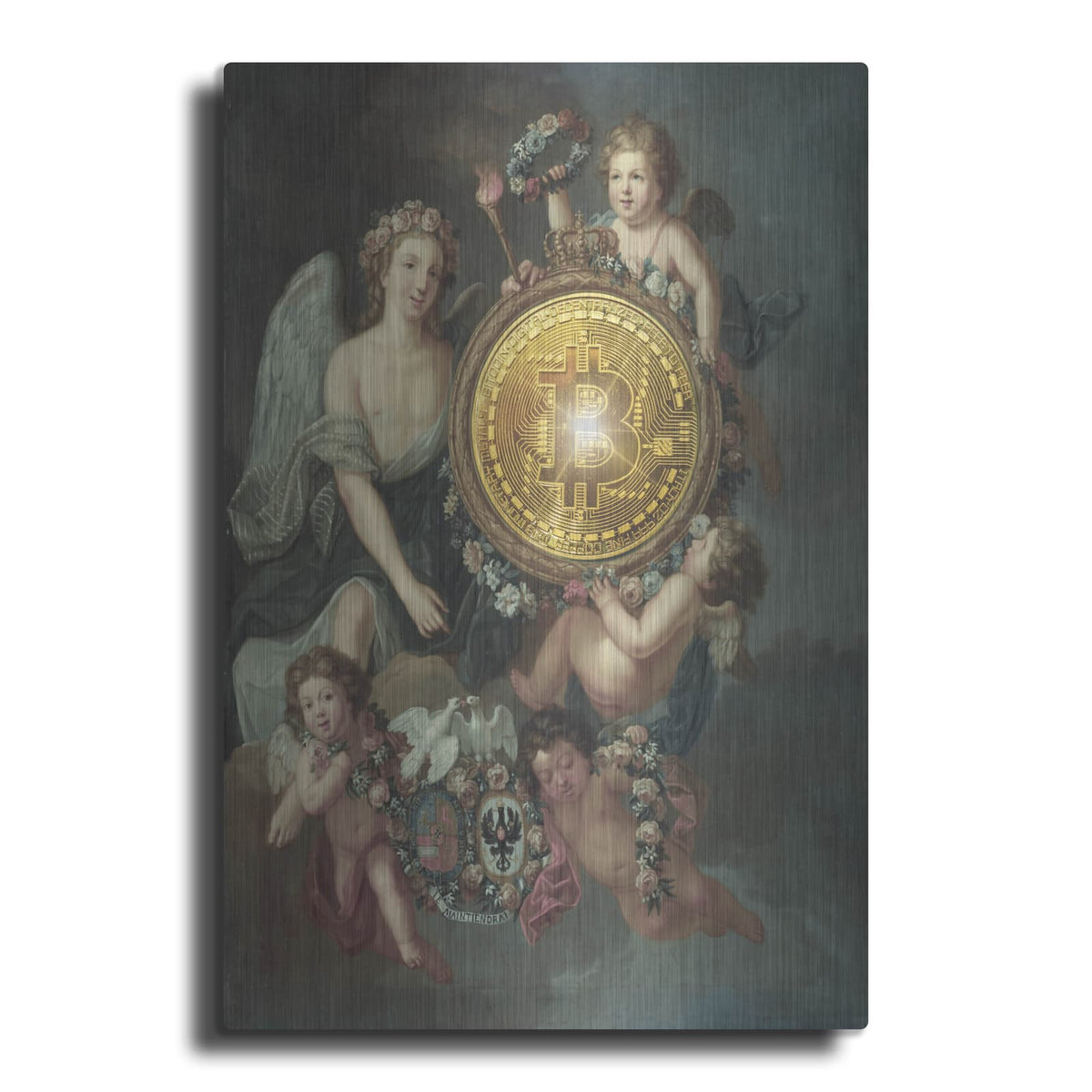 'History Meets Future IV' by Andrea Haase – Metal Wall Art