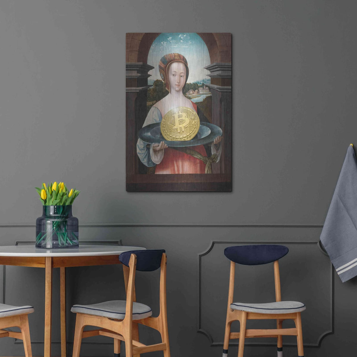 'History Meets Future VI' by Andrea Haase – Metal Wall Art, 24x36 room view