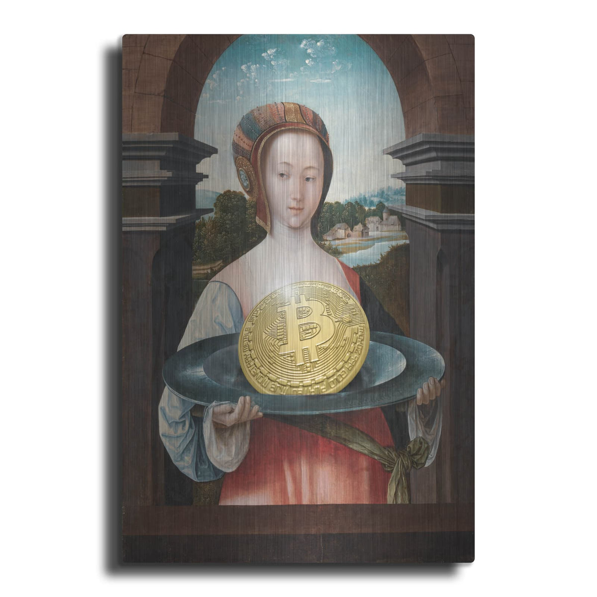 'History Meets Future VI' by Andrea Haase – Metal Wall Art