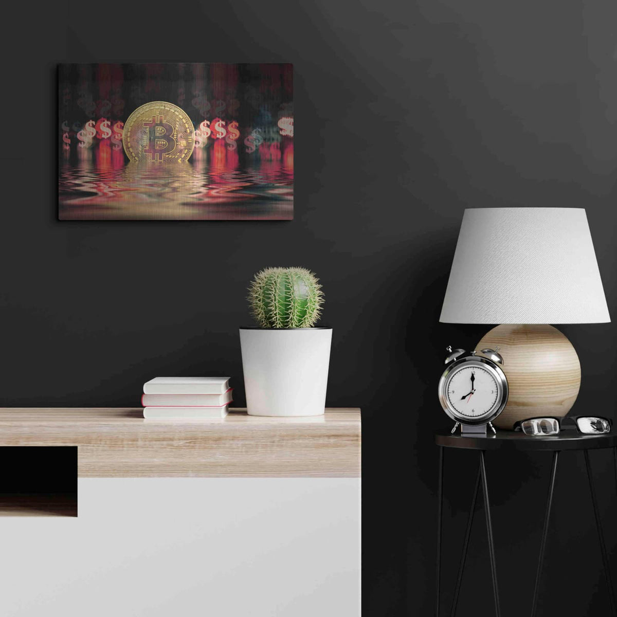 'Liquidity' by Andrea Haase – Metal Wall Art, 24x16 room view