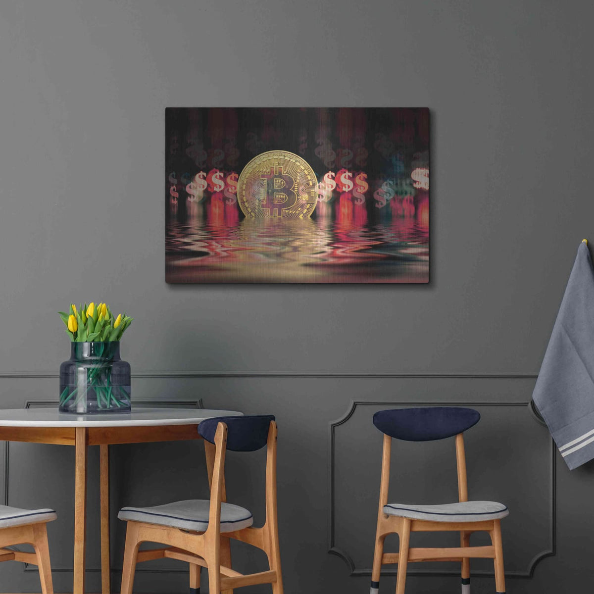 'Liquidity' by Andrea Haase – Metal Wall Art, 36x24 room view